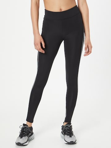Lapp the Brand Skinny Sports trousers in Black: front