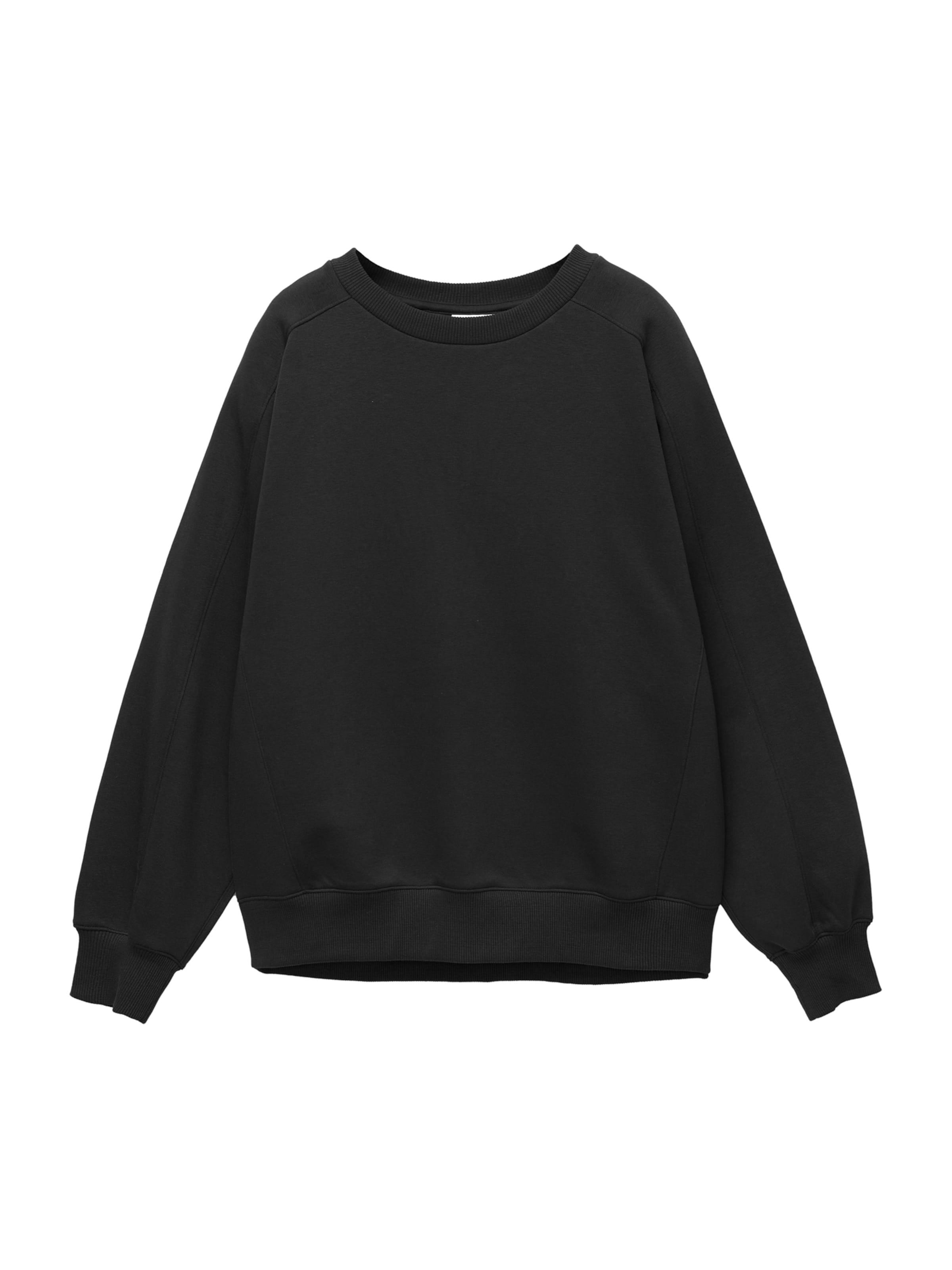 Sweat-shirt Pull&amp;Bear en noir : devant