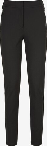 Basler Slim fit Pants 'Lea' in Black: front