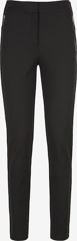 Coupe slim Pantalon 'Lea' Basler en noir : devant