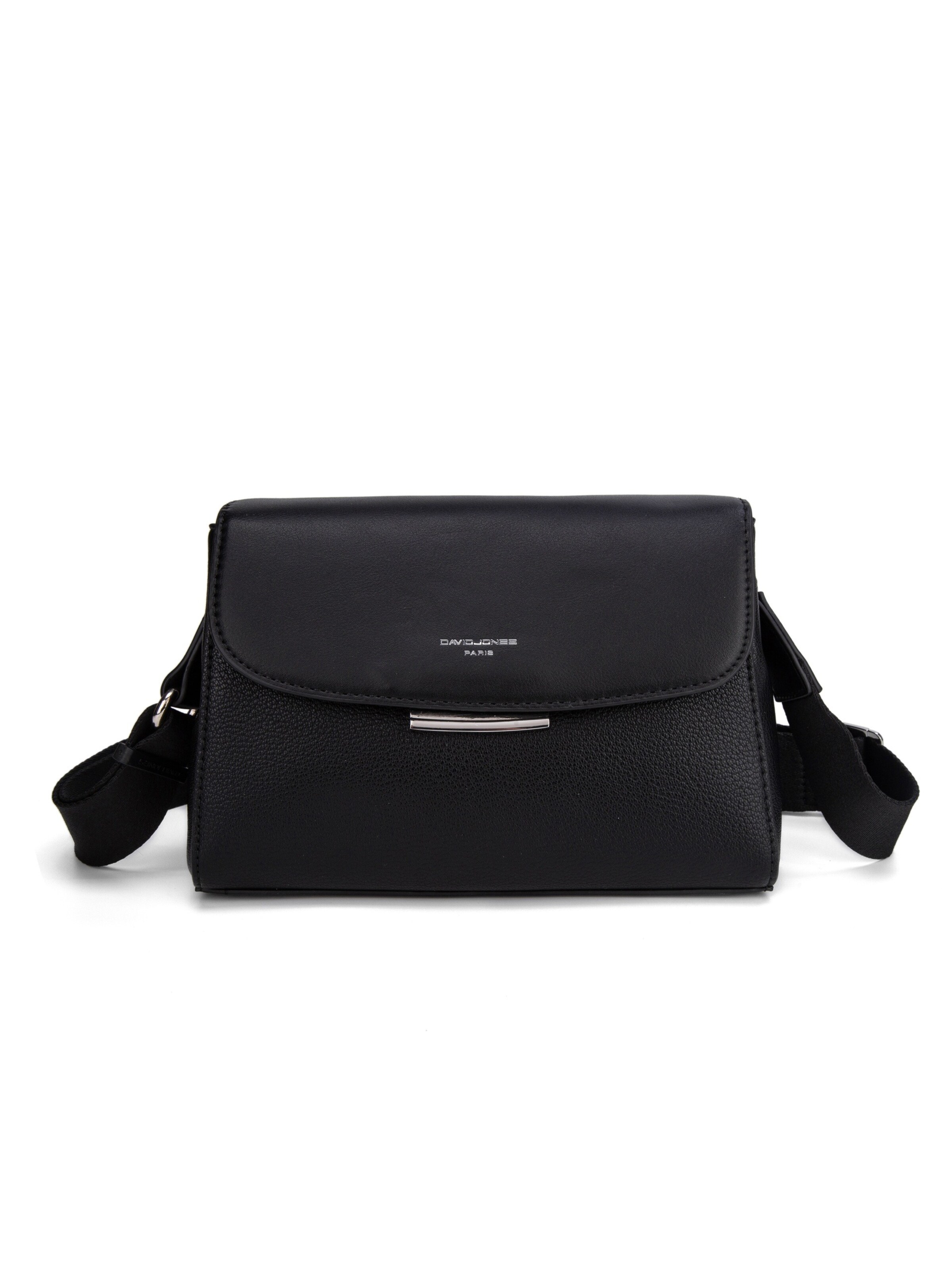 Borsa a tracolla di David Jones in nero: frontale