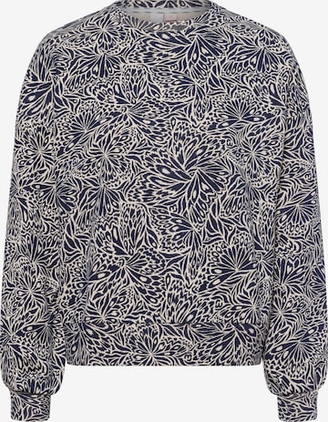 Ragwear Sweatshirt ' Wuss ' in Blau: Vorderseite