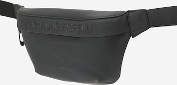Karl Lagerfeld Fanny Pack in Black: front