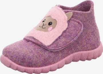 SUPERFIT Slippers 'HAPPY' in Purple: front