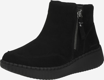 SKECHERSLežerne čizme 'WILSHIRE' - crna boja: prednji dio