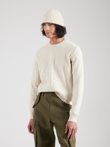 G-STAR Sweter w kolorze biały: przód
