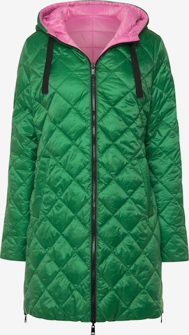 LAURASØN Between-Season Jacket in Green: front