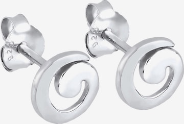 Boucles d'oreilles 'Spirale' ELLI en argent : devant