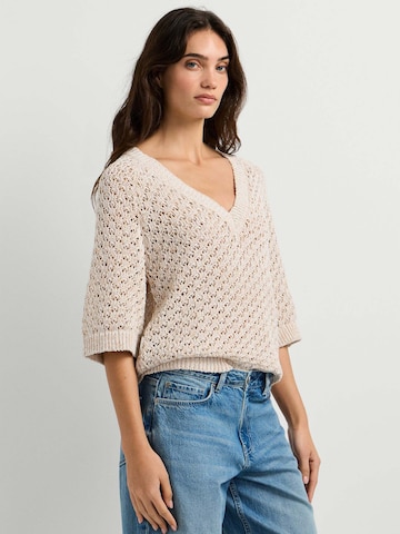 Pepe Jeans Sweater 'Amber' in Beige