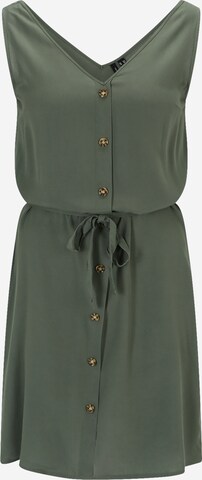 Vero Moda Tall Šaty 'BUMPY' – zelená: přední strana