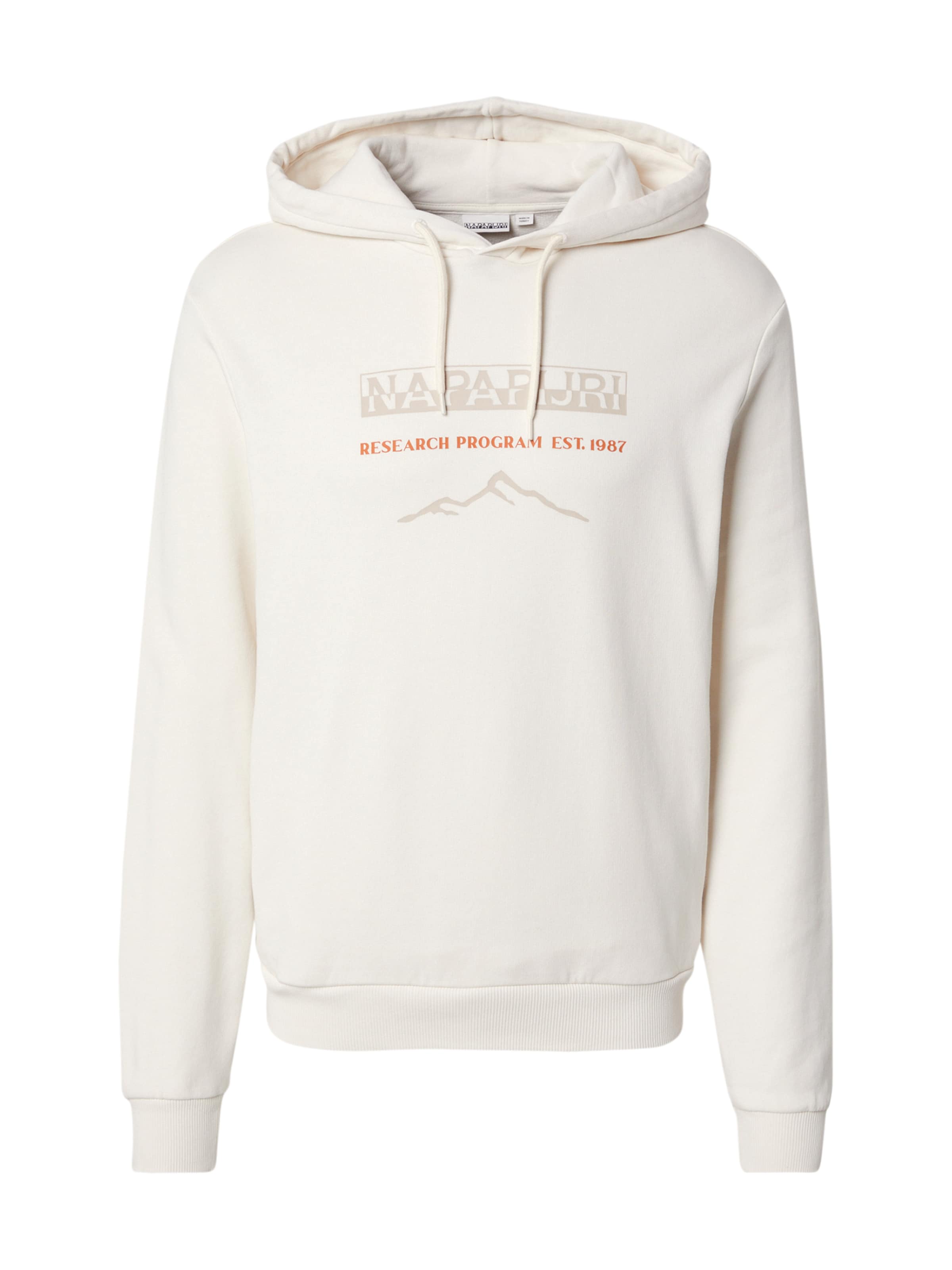 NAPAPIJRI - Sudadera 'BANEM' en blanco: frente