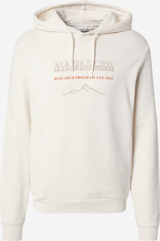 Felpa 'BANEM' di NAPAPIJRI in bianco: frontale