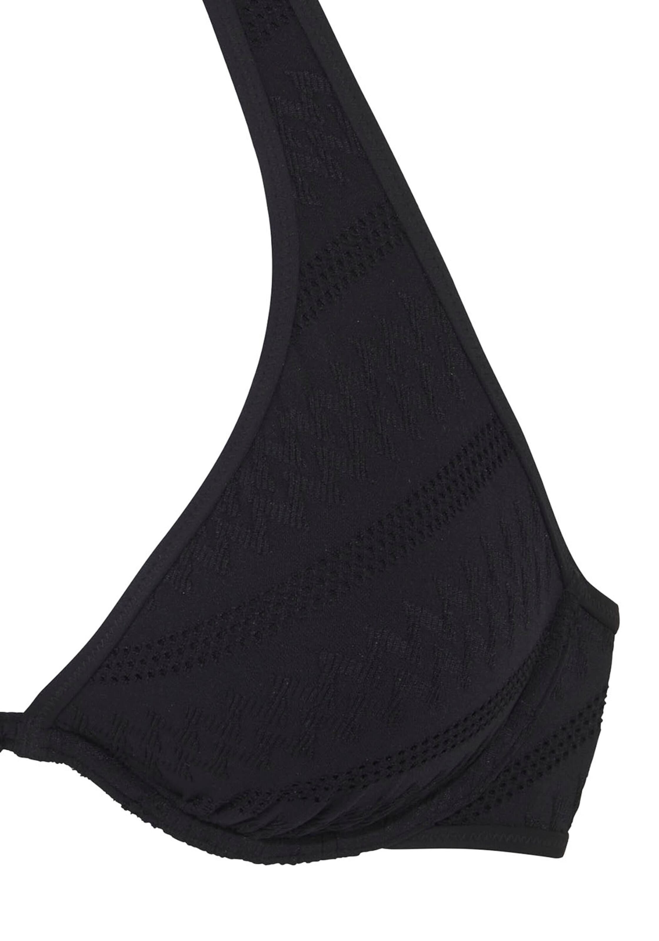 s.Oliver Σουτιέν για T-Shirt Μπικίνι σε μαύρο