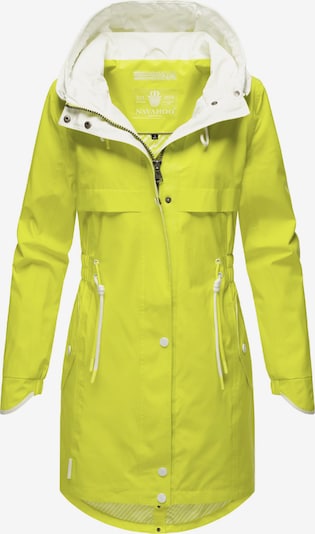 NAVAHOO Välikausiparka 'Xankaa' värissä limetti / valkoinen, Tuotenäkymä