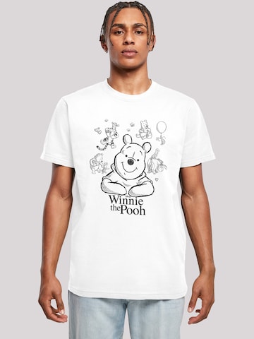 F4NT4STIC T-Shirt 'Disney Winnie The Pooh' in Weiß: Vorderseite