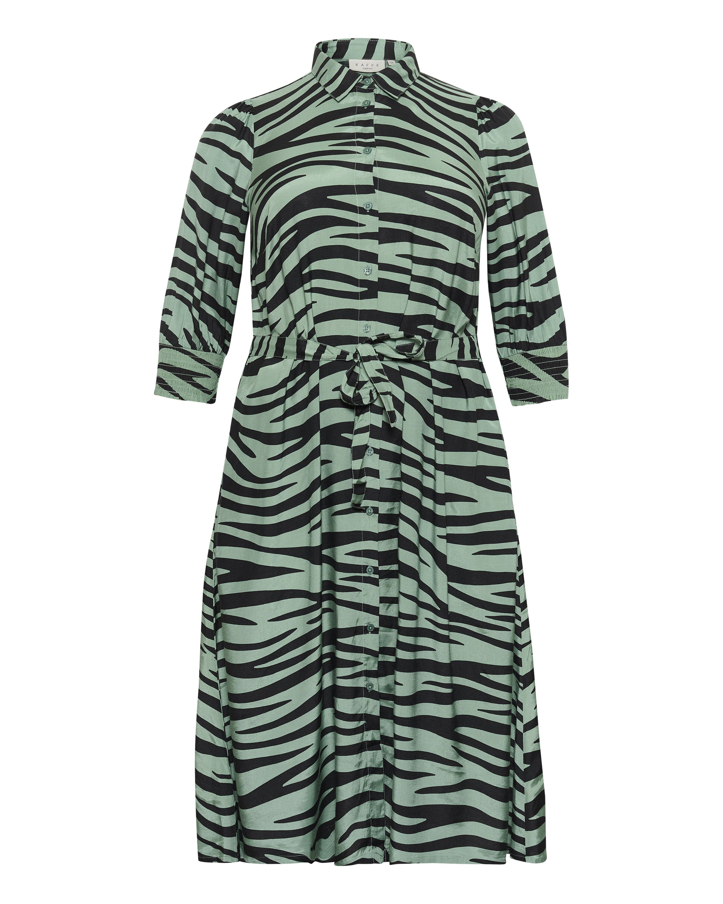 KAFFE CURVE Kjole 'Emina Olga' i grøn: forside