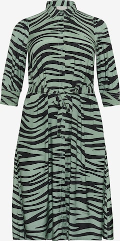 KAFFE CURVE Kjole 'Emina Olga' i grøn: forside