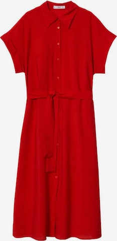 MANGO Shirt Dress 'Pampa2' in Red: front