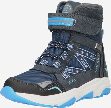 Sneaker di MUSTANG in blu: frontale