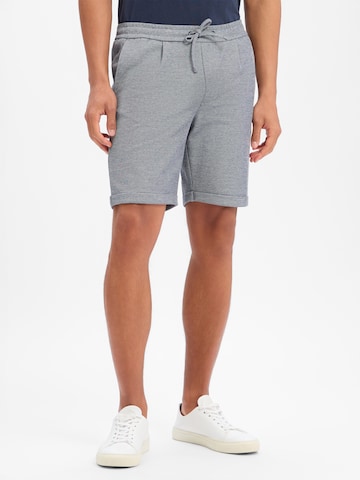 Regular Pantalon Nils Sundström en bleu : devant