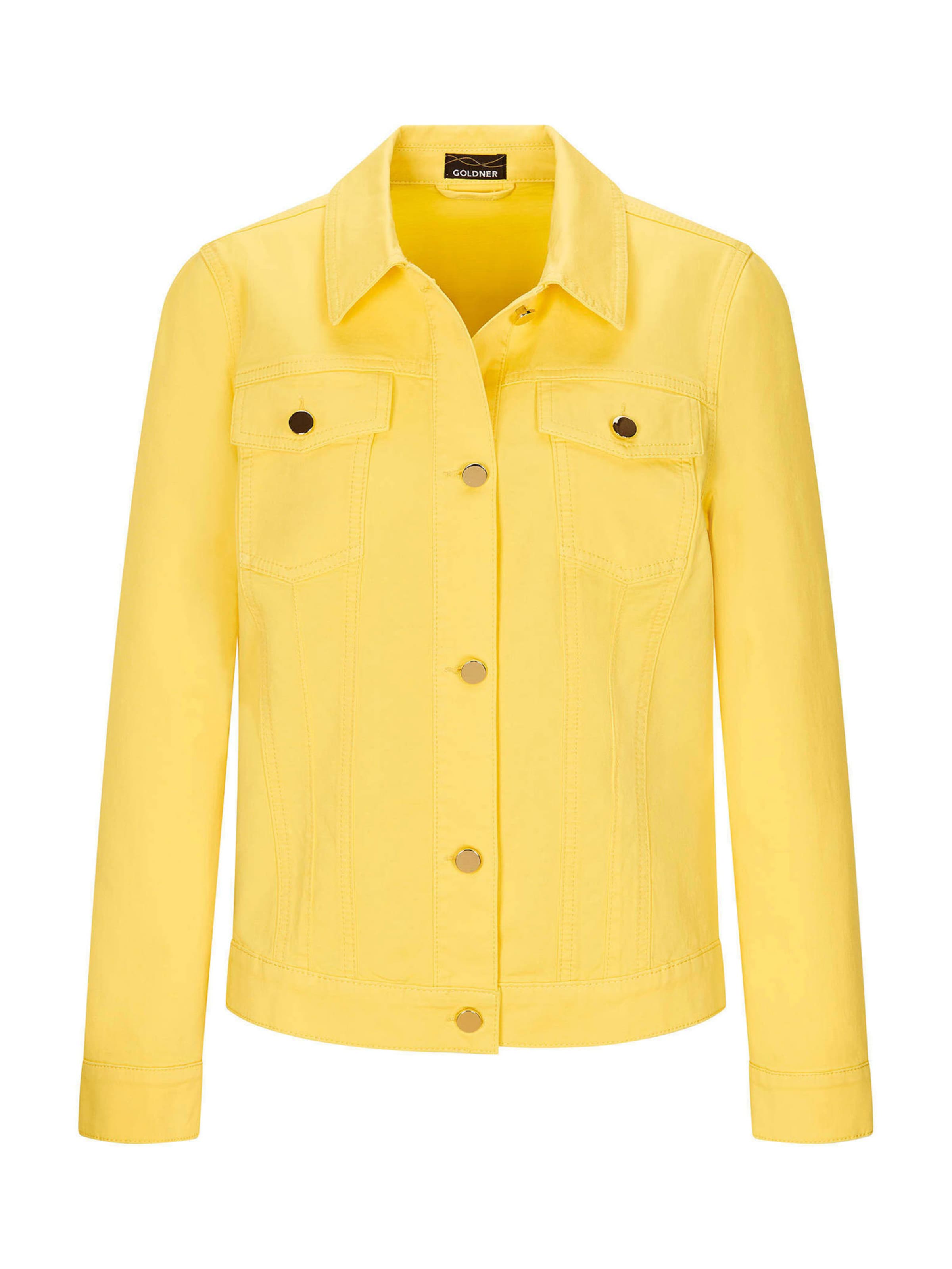Veste mi-saison Goldner en jaune : devant