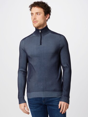 River Island Sweater in Blue: front