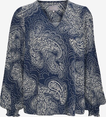 CULTURE Blouse 'Polly' in Blue: front