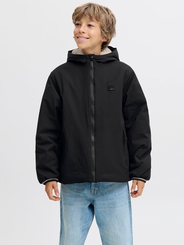Veste mi-saison Jack & Jones Junior en noir : devant