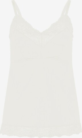 Chemise de nuit 'Daily' LingaDore en blanc : devant