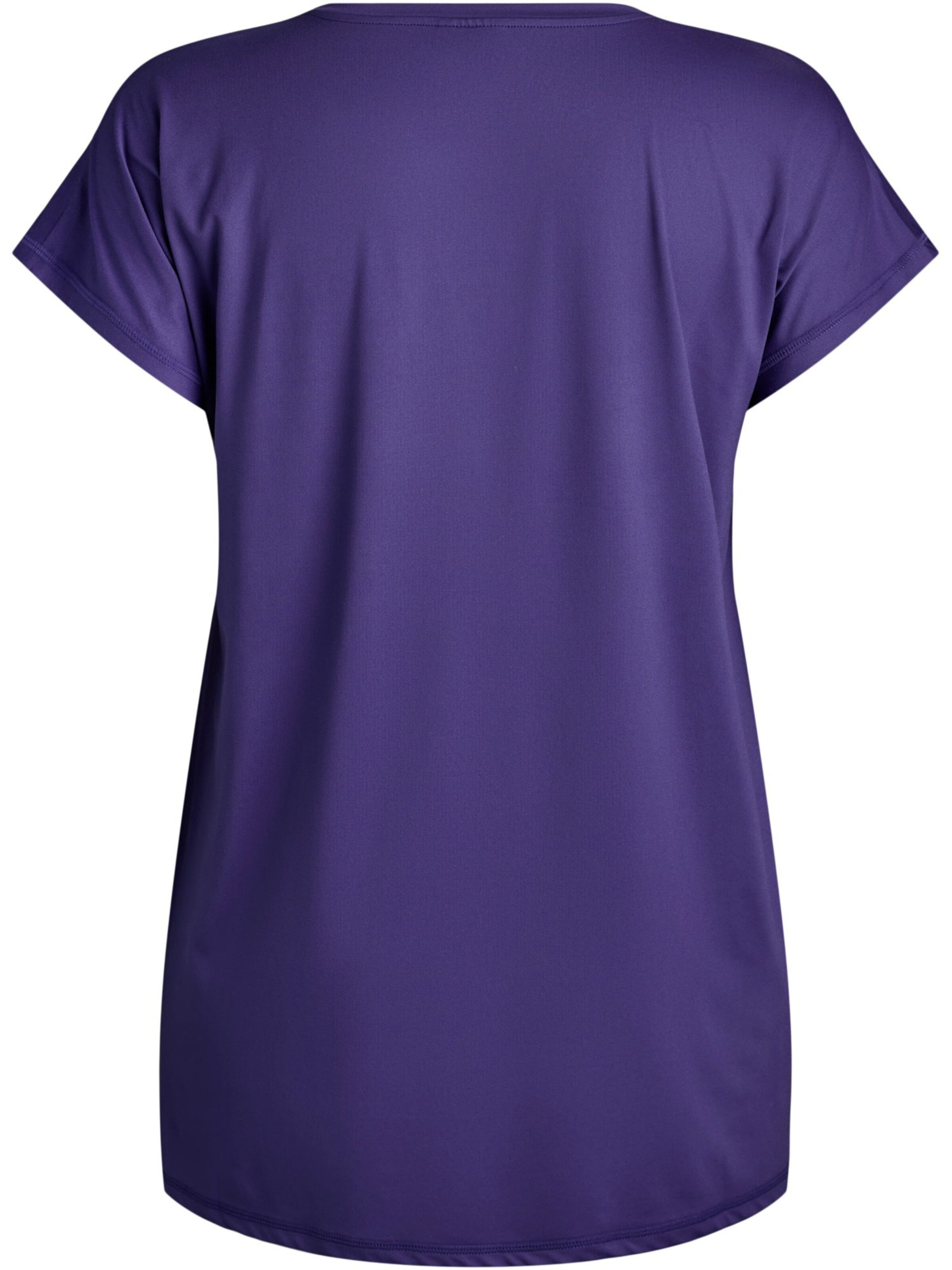T-shirt 'Abasic' Active by Zizzi en violet