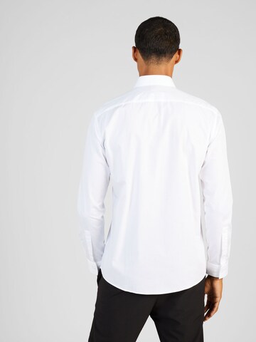 HUGO Средняя посадка Рубашка 'Vasco' в Белый