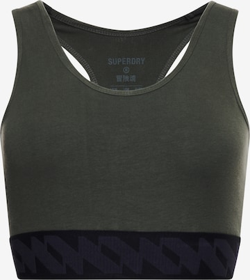 Superdry Sports Bra in Green: front