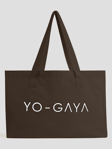 YO-GAYA Shopper 'Canvas Bag' in Bruin: voorkant