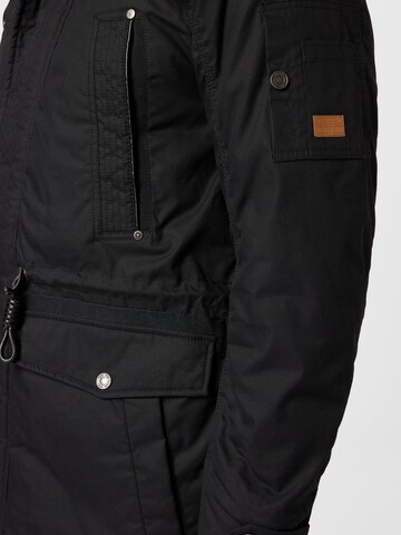 TOM TAILOR Parka in Schwarz