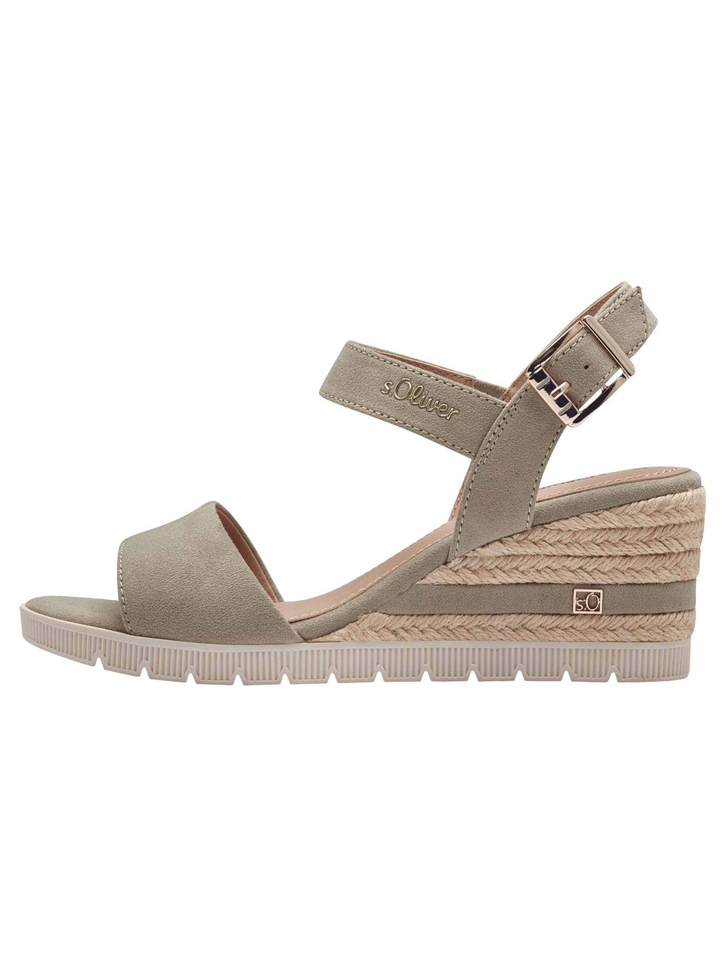 s.Oliver Sandale in Grün