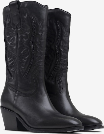 BRONX Cowboy Boots 'La-Titude' in Black