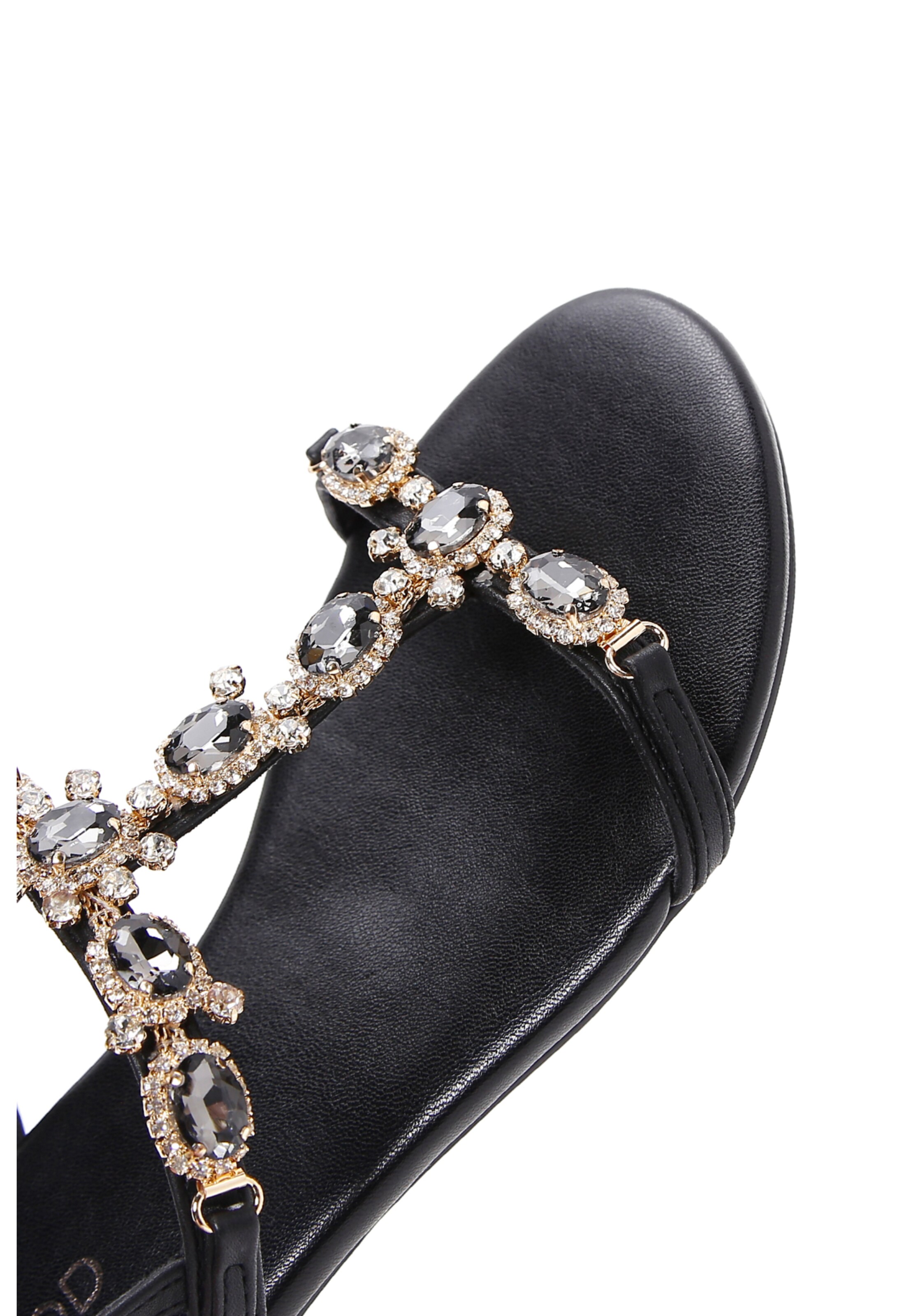 Derimod Sandalen met riem in Zwart