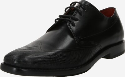 bugatti Δετό παπούτσι 'Mansaro' σε μαύρο, Άποψη προϊόντος