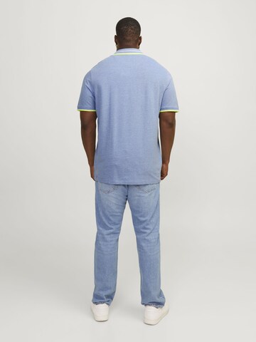 T-Shirt 'Paulos' Jack & Jones Plus en bleu