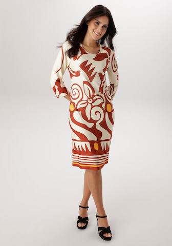 Aniston SELECTED Dress in Beige: front