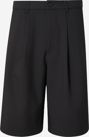 Woodbird Štandardný strih Nohavice 'WBBin' - Čierna: predná strana