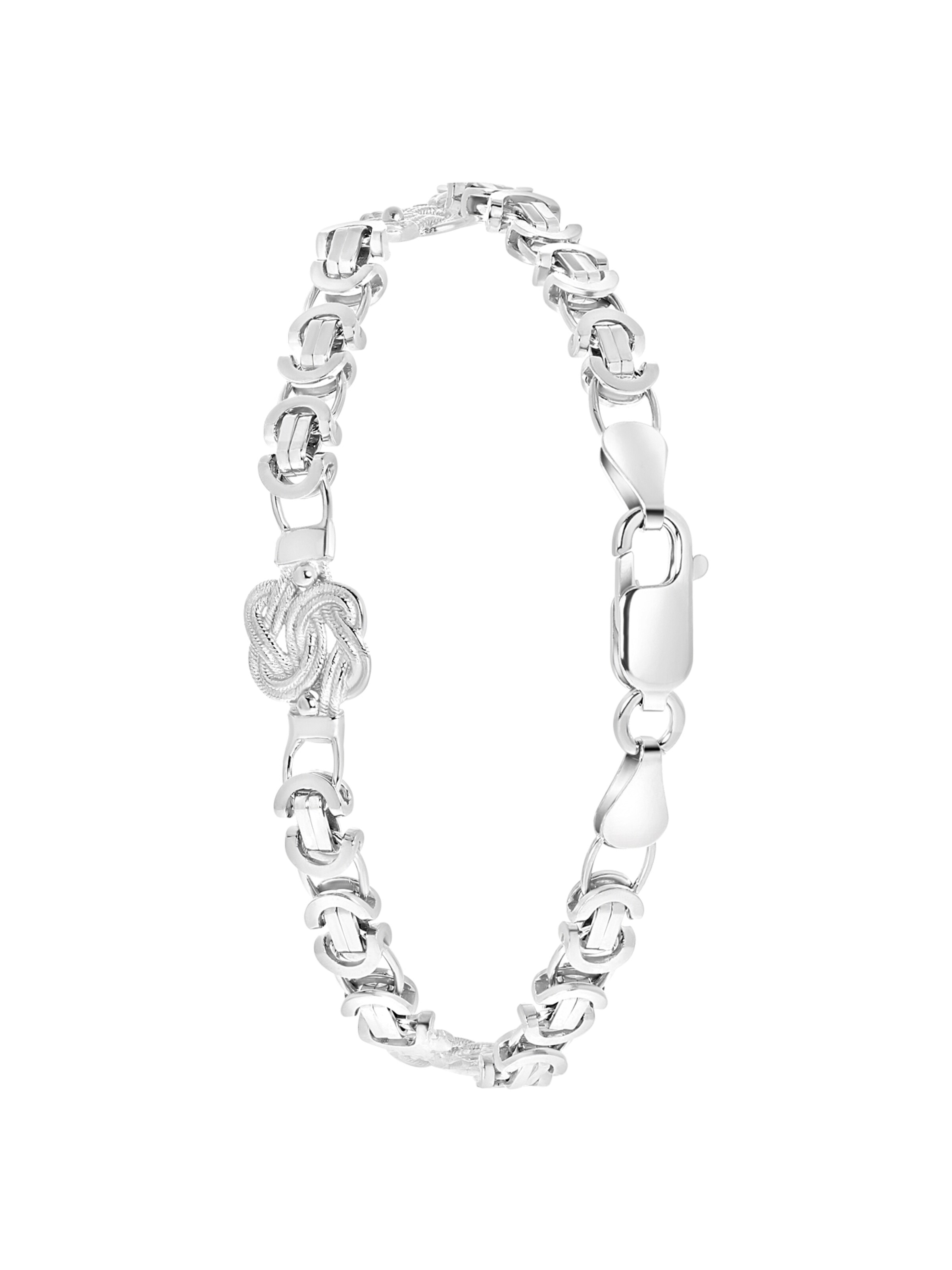 Lucardi Jewelry 'Dagi Knoten' in Silver: front