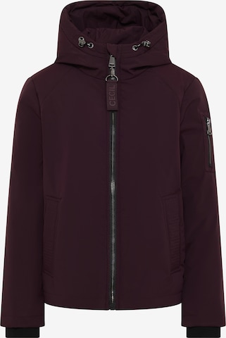 CECIL Between-Season Jacket in Purple: front