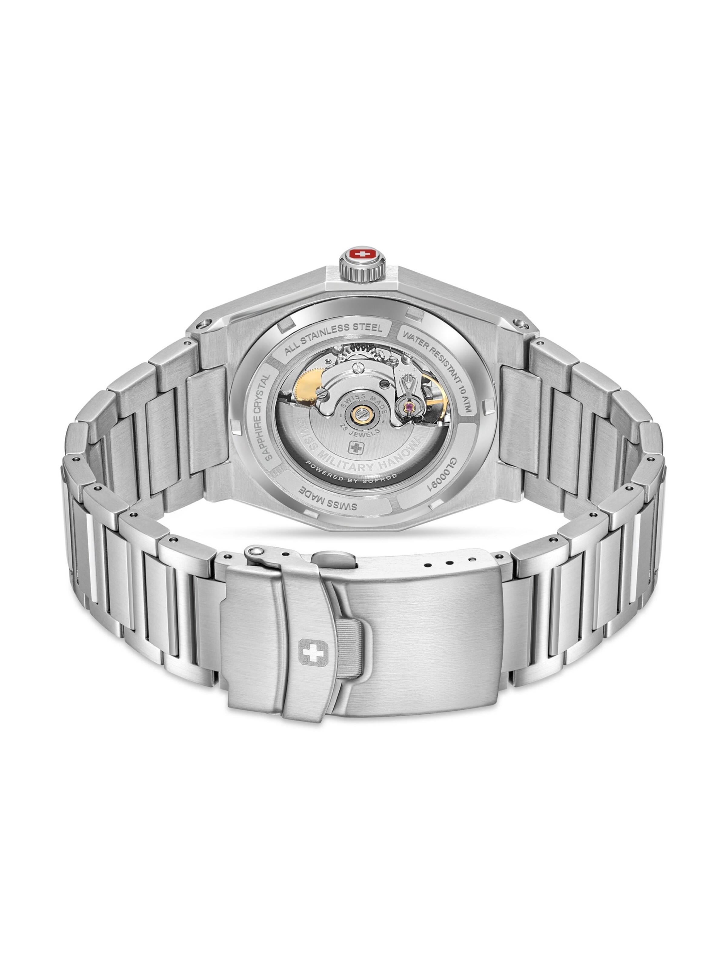 SWISS MILITARY HANOWA Analog watch ' Typhoon ' in Silver