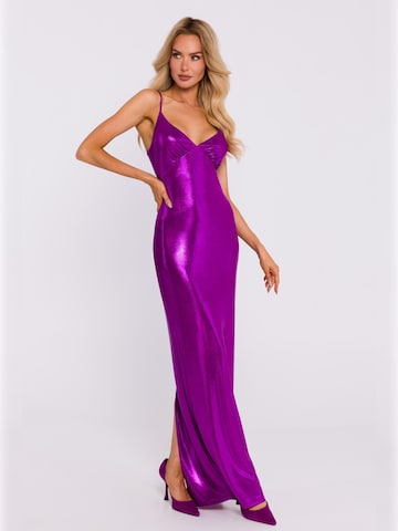 made of emotion - Vestido de noche 'M834' en lila: frente