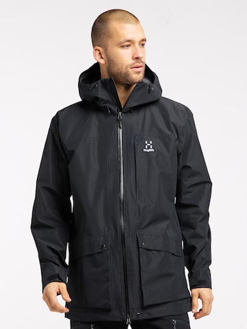 Haglöfs Outdoor jacket 'Rubus GTX' in Black: front