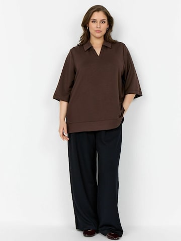 Pull-over ' WA-SEBINA 83 ' Wasabi Concept en marron
