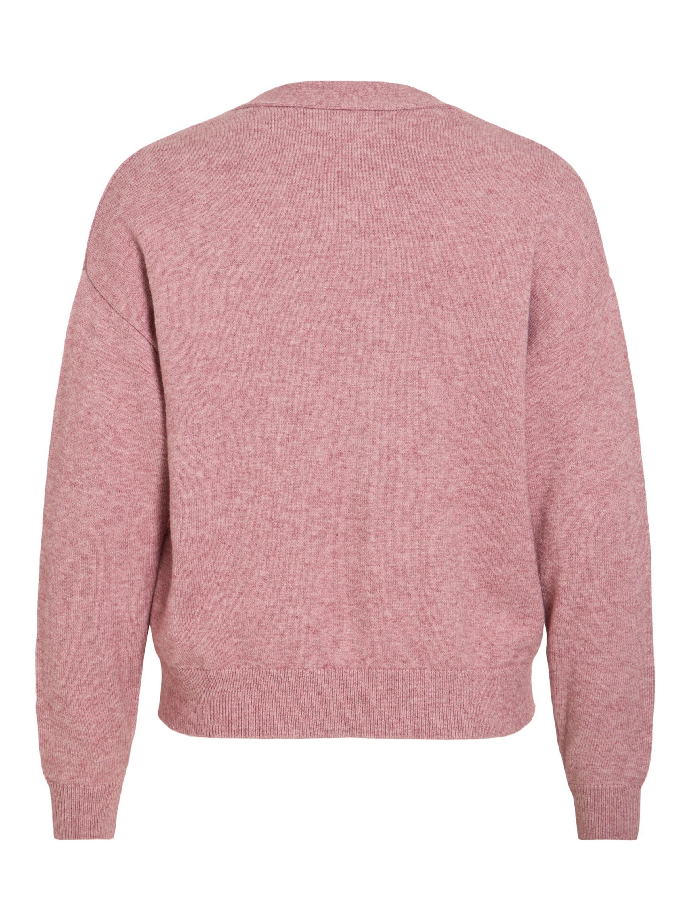 VILA Knit Cardigan 'VIRil' in Pink
