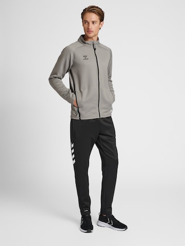 Hummel Athletic Zip-Up Hoodie in Grey