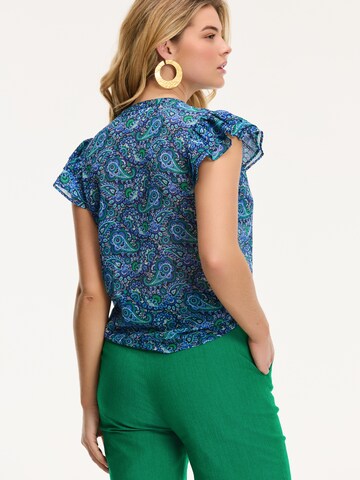 Shiwi Bluse 'Ivy' in Blau